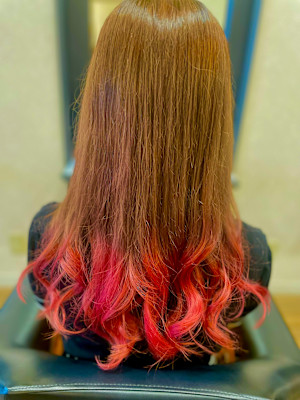 ロング裾カラー