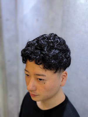 メンズツーブロックパーマ