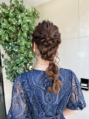 編みおろしアレンジ