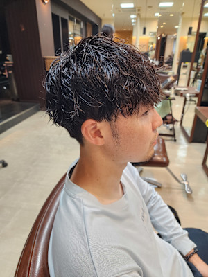 マッシュレイヤー×ツイストスパイラルパーマ