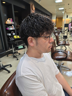 マッシュレイヤー×ツイストスパイラルパーマ