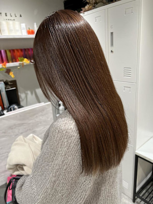 姫カットカールセミディシアーカラー