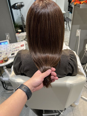 姫カットカールセミディシアーカラー