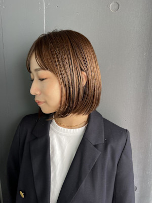 姫カットカールセミディシアーカラー