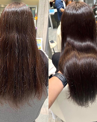 姫カットカールセミディシアーカラー