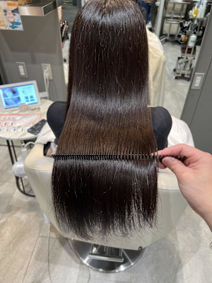 姫カットカールセミディシアーカラー