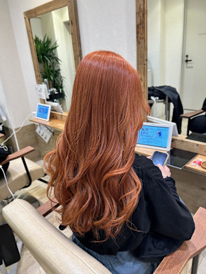 オレンジカラー／韓国風