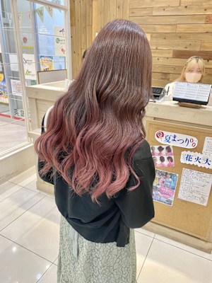 ピンクグラデーション