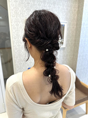 [aina]お呼ばれアレンジ/編み下ろし