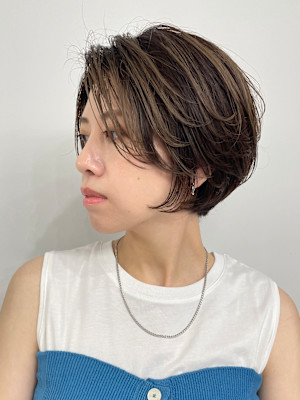 大人女性◎美フォルムショート