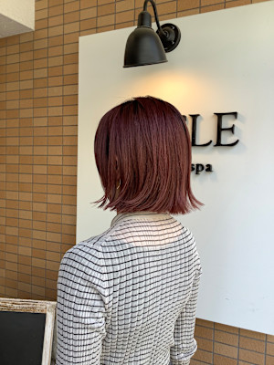 LITTLE hair color spa×ミディアム
