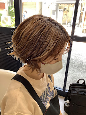 LITTLE hair color spa×ショート
