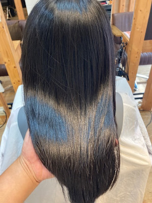 お客様髪質改善データ1268（酸熱ストレート）