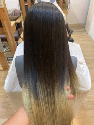 お客様髪質改善データ1269（汗には縮毛矯正でつや感）