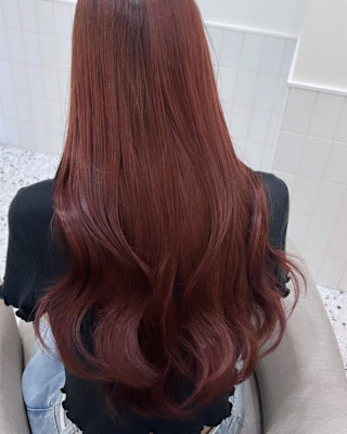 ダブルカラーチェリーレッド＊rina＊