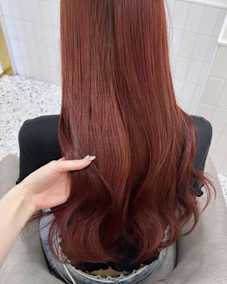 ダブルカラーチェリーレッド＊rina＊