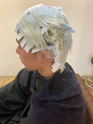 お客様髪質改善データ1273（ケアブリーチコットン）