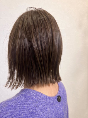 切りっぱなしボブ