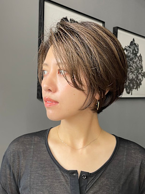 大人丸みショート