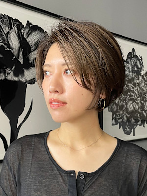 大人丸みショート