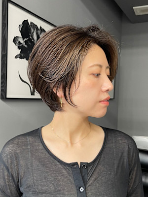 大人丸みショート