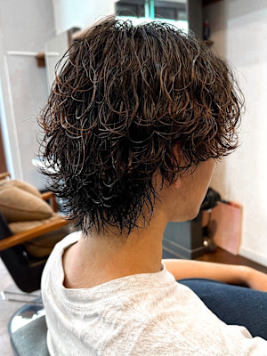 【IRIE 赤坂】波巻きスパイラルパーマ