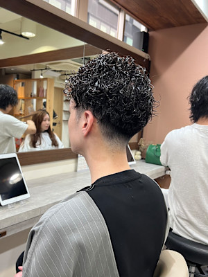 メンズミックスパーマ