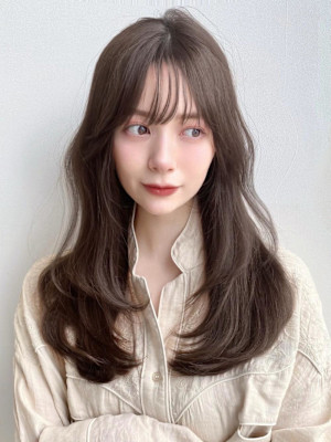 ロングレイヤー/艶カラー/ザクザクレイヤー/大人可愛い