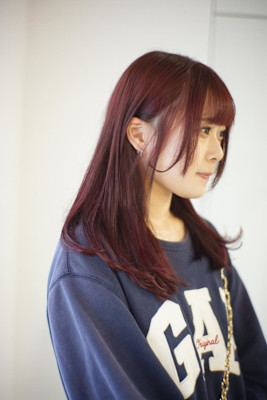 【daichi】#ワインレッド#ブリーチなし