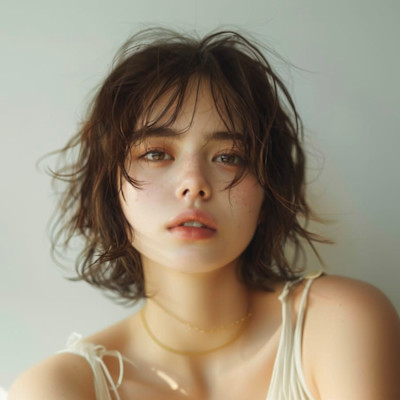 黒髪/ボブルフ/ネビージュ/小顔/ワンレン/水戸/髪質改善/