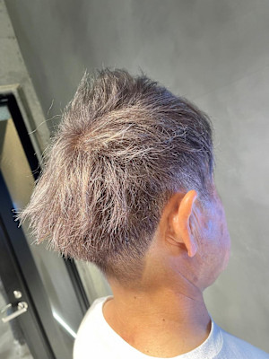 シルバーグレイ/グレイ/シルバー/白髪ぼかし