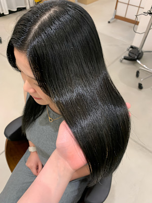 【艶カラー】ブルーブラック