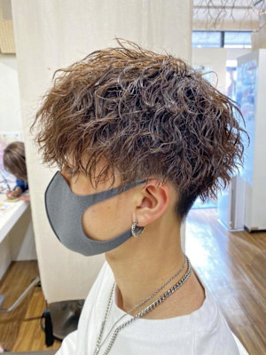 横浜メンズパーマツイストスパイラルツイストパーマ韓国マッシュ