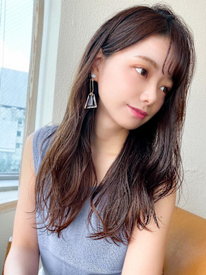 美髪/髪質改善/韓国/切りっぱなしボブ/フェイスレイヤー