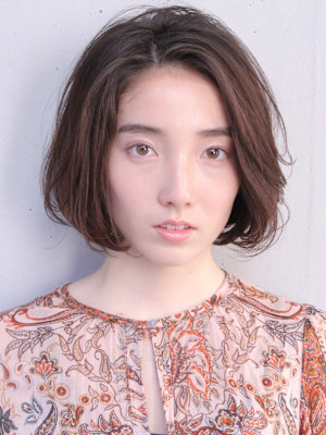 大人フラットボブ