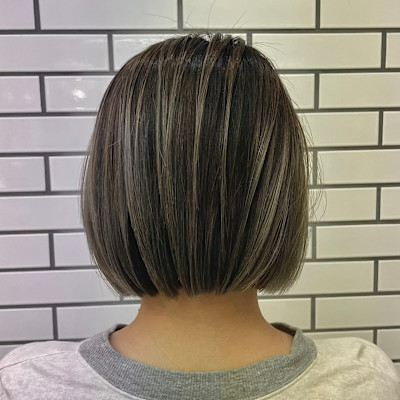 ボブ×バレイヤージュ