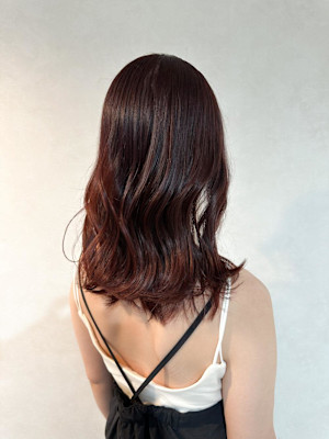 【ミディアム セミディ ブラウン 恵比寿 oggiotto】