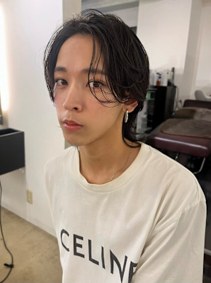 【福岡天神赤坂】20代30代メンズカット/ウルフカット