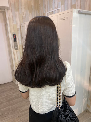 髪質改善トリートメント艶髪縮毛矯正赤み消しカラーベージュ渋谷