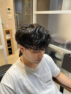 スパイラルパーマ