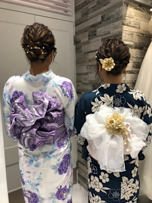 浴衣×へアセット