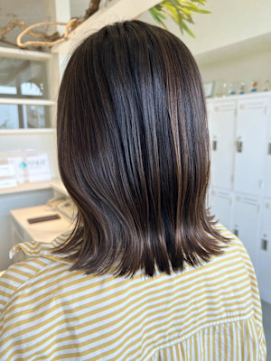 切りっぱなしボブ/カジュアルボブ/20代/30代/40代