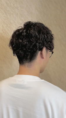 強めのツイストパーマ