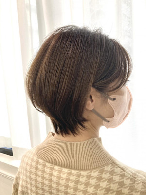 美髪/大人かわいい/こなれミディ/サンドベージュ