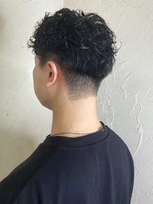 【Reir_下北沢】*メンズショートパーマ＋刈り上げ＊