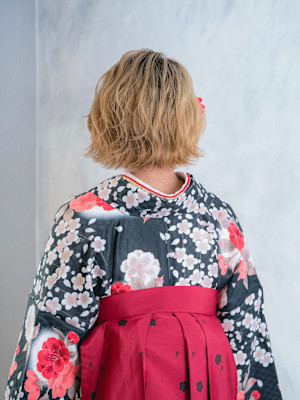 ☆カジュアルボブアレンジの袴スタイル☆