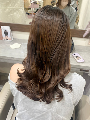 ドライヤーで乾かすだけ！韓国風パーマ