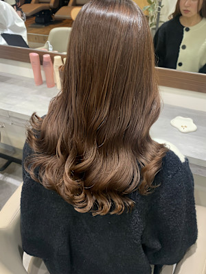 コテ巻き風パーマ