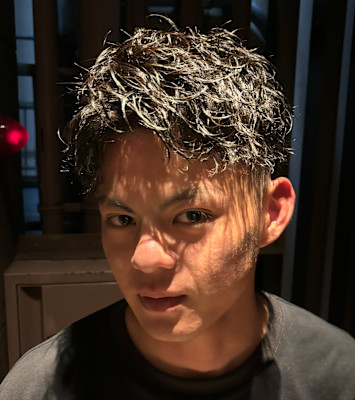 無造作ショートパーマ