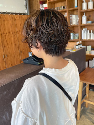 【ゆるふわ◎】ショートボブ×パーマ